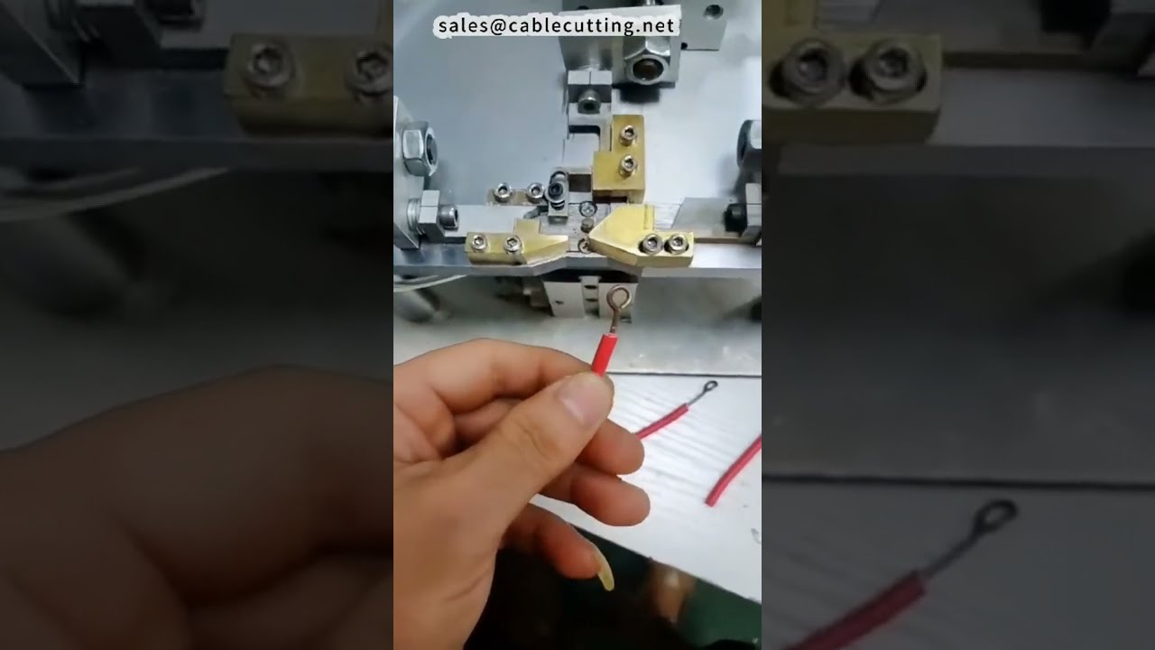Máquina Automática de Doblar y Hacer Bucles de Alambre | Equipo para Arnés Industrial #fábrica #maquinaria