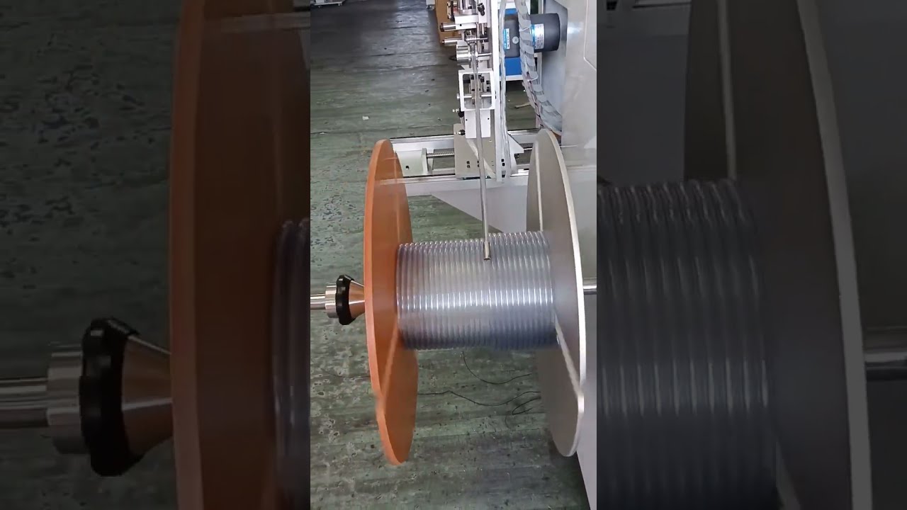 Máquina Automática de Medición, Recorrido, Corte y Bobinado de Mangueras - Capacidad 50kg para Manguera de Aire PU