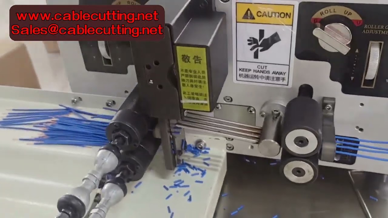 Máquina Totalmente Automática para Cortar, Pelar y Trenzar Cuatro Cables Eléctricos