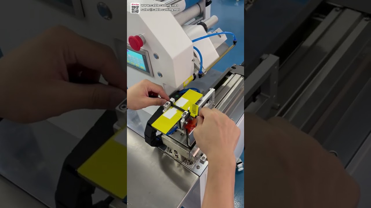 Máquina Etiquetadora Automática de Cables con Plegado Estable - Aplicador Industrial que Elimina Errores Manuales