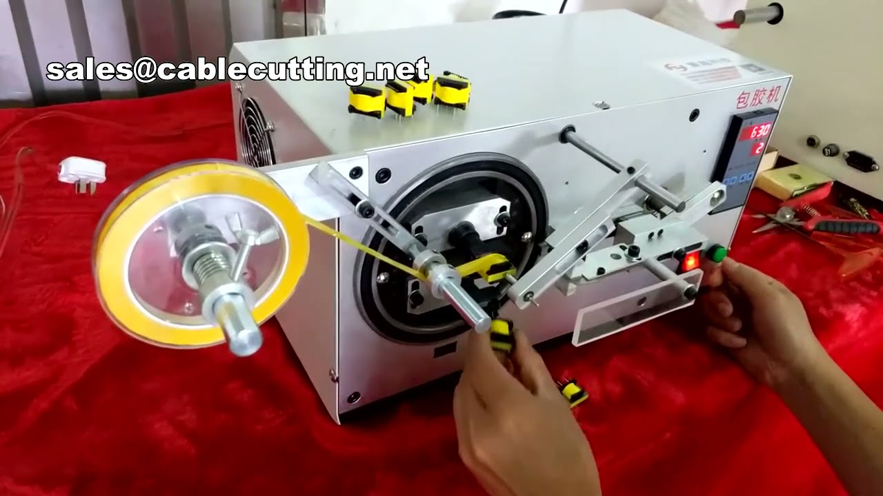 Máquina de encintado de núcleo de transformador y bobinas eléctricas