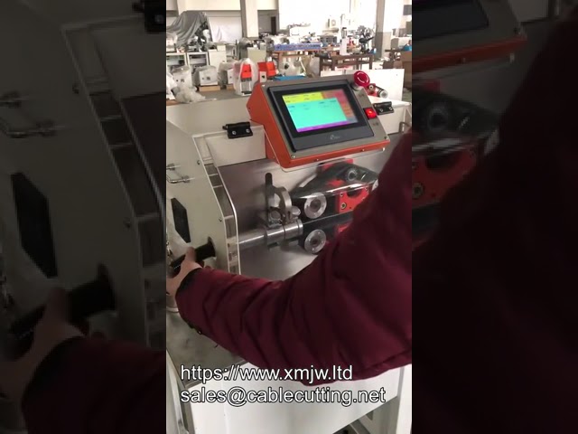 Máquina Cortadora de Tubos de Nylon de Alta Precisión con Control Computarizado y Alimentación Automática por Cinta