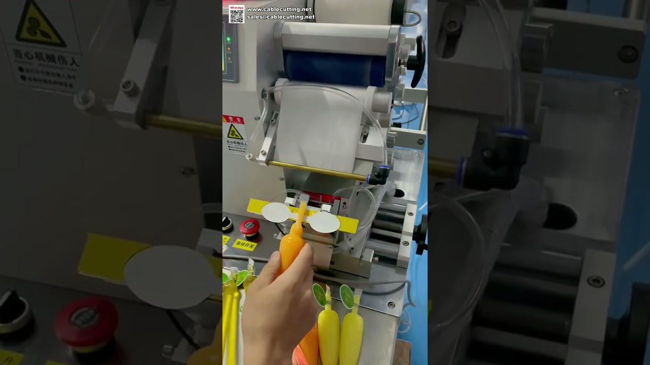 Máquina Etiquetadora Automática para Vasos de Gelatina: Aplicador de Etiquetas en Superficie Plana para Envases Alimenticios