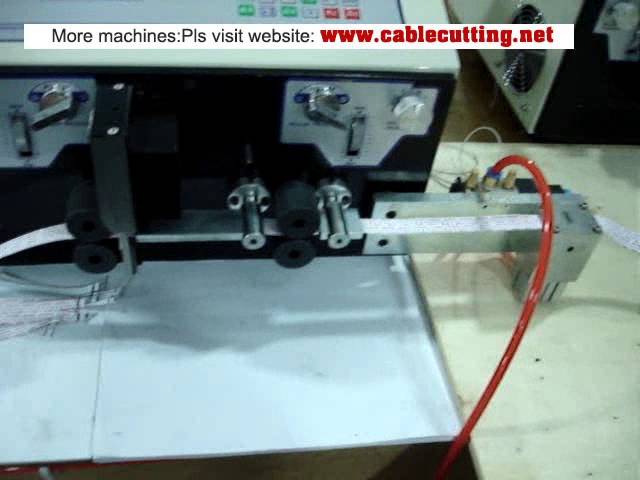 Máquina peladora, cortadora y separadora de cables planos (WPM-09E+S) para cable plano de 12P