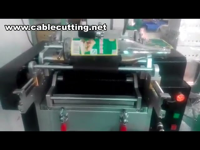 Máquina Etiquetadora Manual con Pegamento Húmedo para Botellas y Tarros Redondos - Etiquetado con Papel