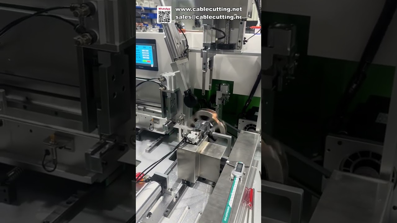 Máquina Automática de Conteo, Corte, Bobinado y Atado de Cables