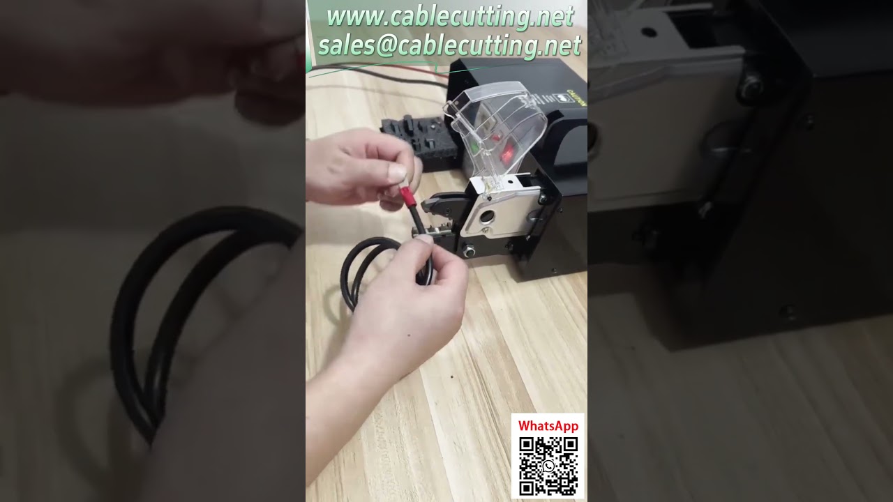 Máquina de crimpado eléctrico para terminales RV8 4 | Demostración práctica