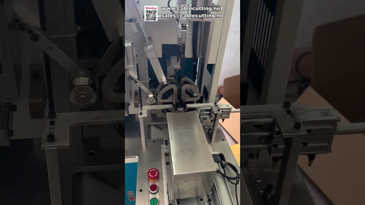 Máquina Automática para Capas, Bobinado y Atado de Cables