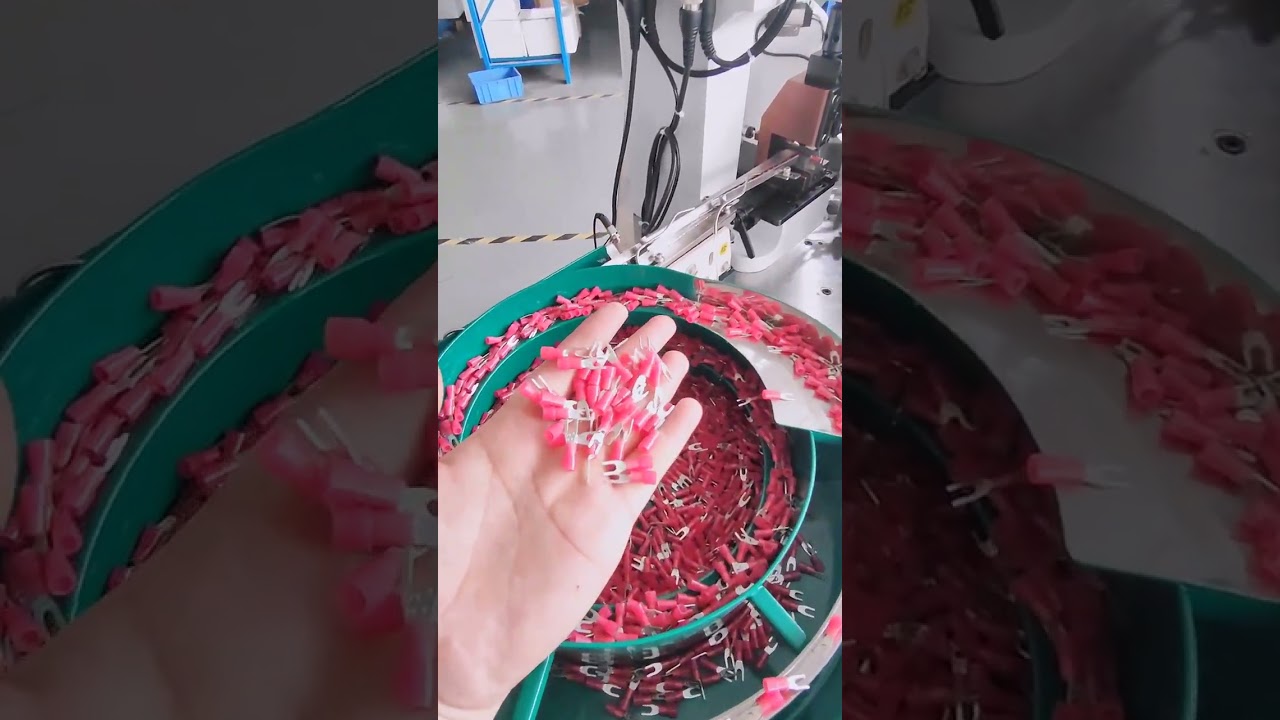 Máquina Automática de Crimpado de Terminales Aislados Sueltos | Fábrica Eficiente