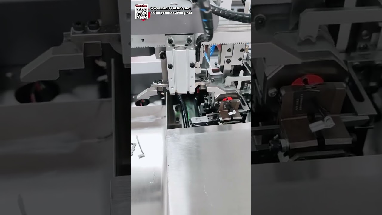 Máquina Automática de Crimpado de Terminales, Inserción de Tubo Termocontraíble y Estañado de Cables - Shorts