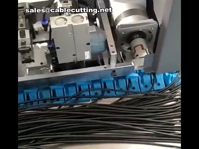 Máquina peladora y torcedora de cables USB y mazos médicos | Alta precisión