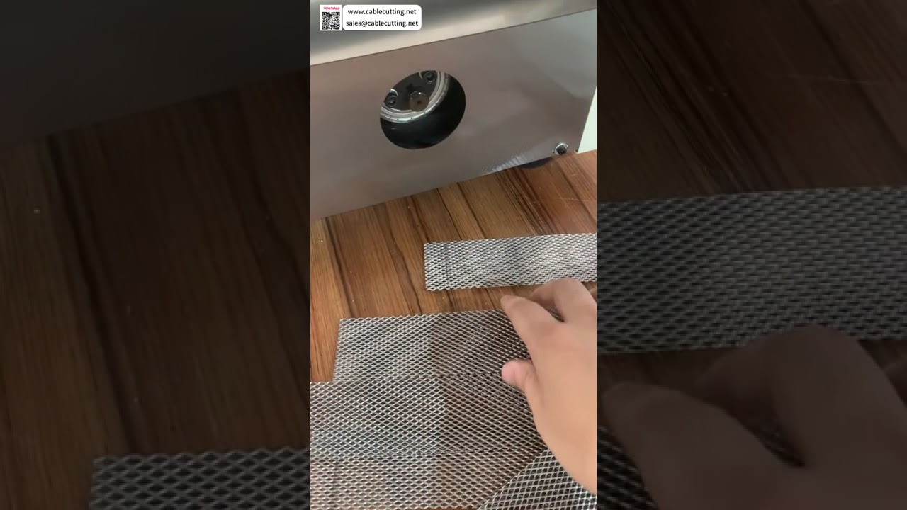Máquina de Corte de Precisión para Malla de Acero Inoxidable - Herramienta de Fabricación de Láminas - Shorts