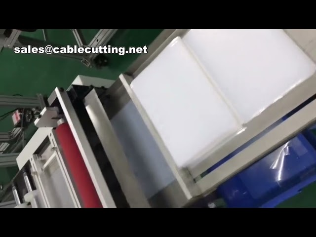 Máquina Cortadora Automática de Cinta Elástica de Nylon con Gancho y Bucle - Ancho 400mm