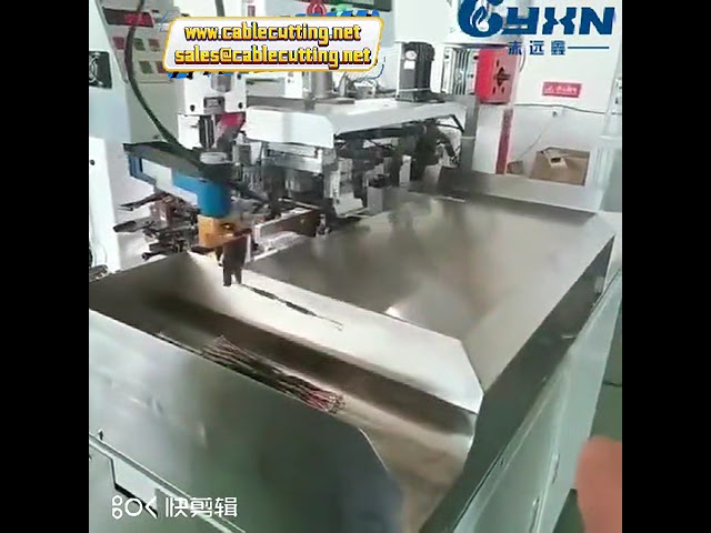 Máquina automática de corte, pelado y crimpado de cables de 2 a 8 núcleos