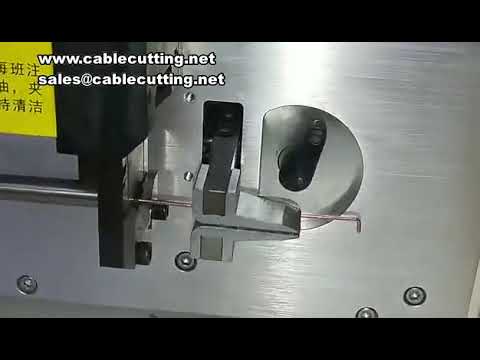 Máquina de corte, pelado y doblado de alambre cuadrado 6-35 mm² - Equipo automatizado para procesamiento de cables