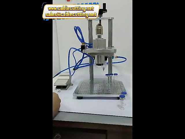 Máquina Neumática de Tapado para Ampollas Pequeñas, Frascos de Aluminio y Plástico para Líquidos Orales e Infusión - Xilin