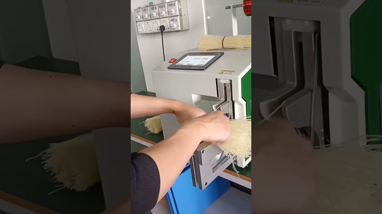 Bundling Machine Suitable for Tying Fans Example Use #factory #machine