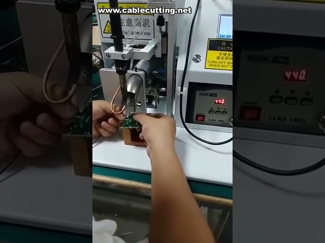 Máquina de Soldadura para Luces LED | Equipo de Soldadura Electrónica | Soldadora Multifilar Automatizada