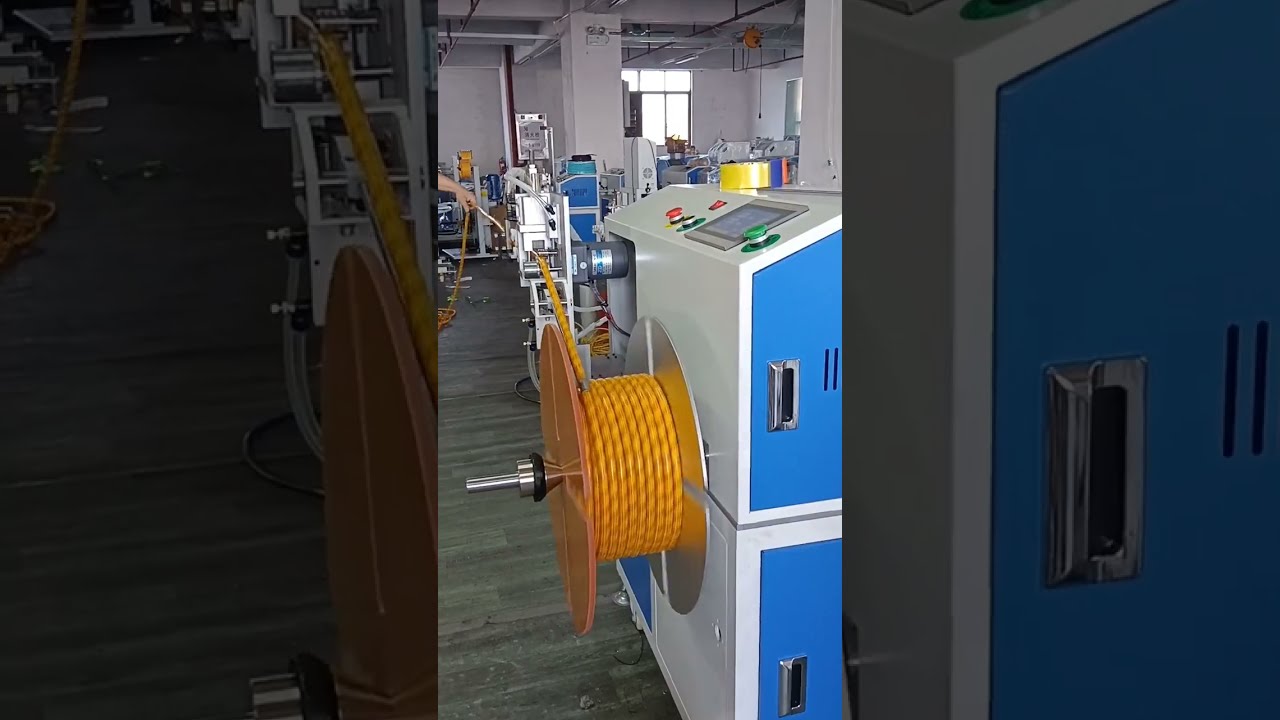 Máquina Automática de Bobinado de Tubos: Demo en Vivo – 100m+ en 1 Minuto | Fábrica Eficiente