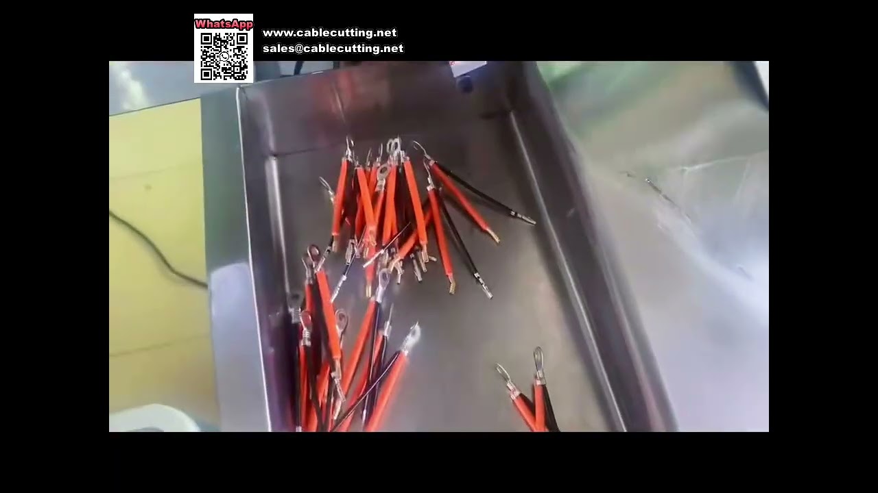 Máquina multifuncional de doble cabezal para torcido, estañado y crimpado de terminales