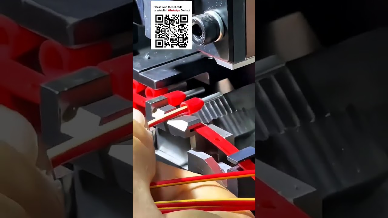 Prensa de Crimpado Semiautomática Silenciosa con Cambio Rápido de Aplicador OTP | Automatización de Cables