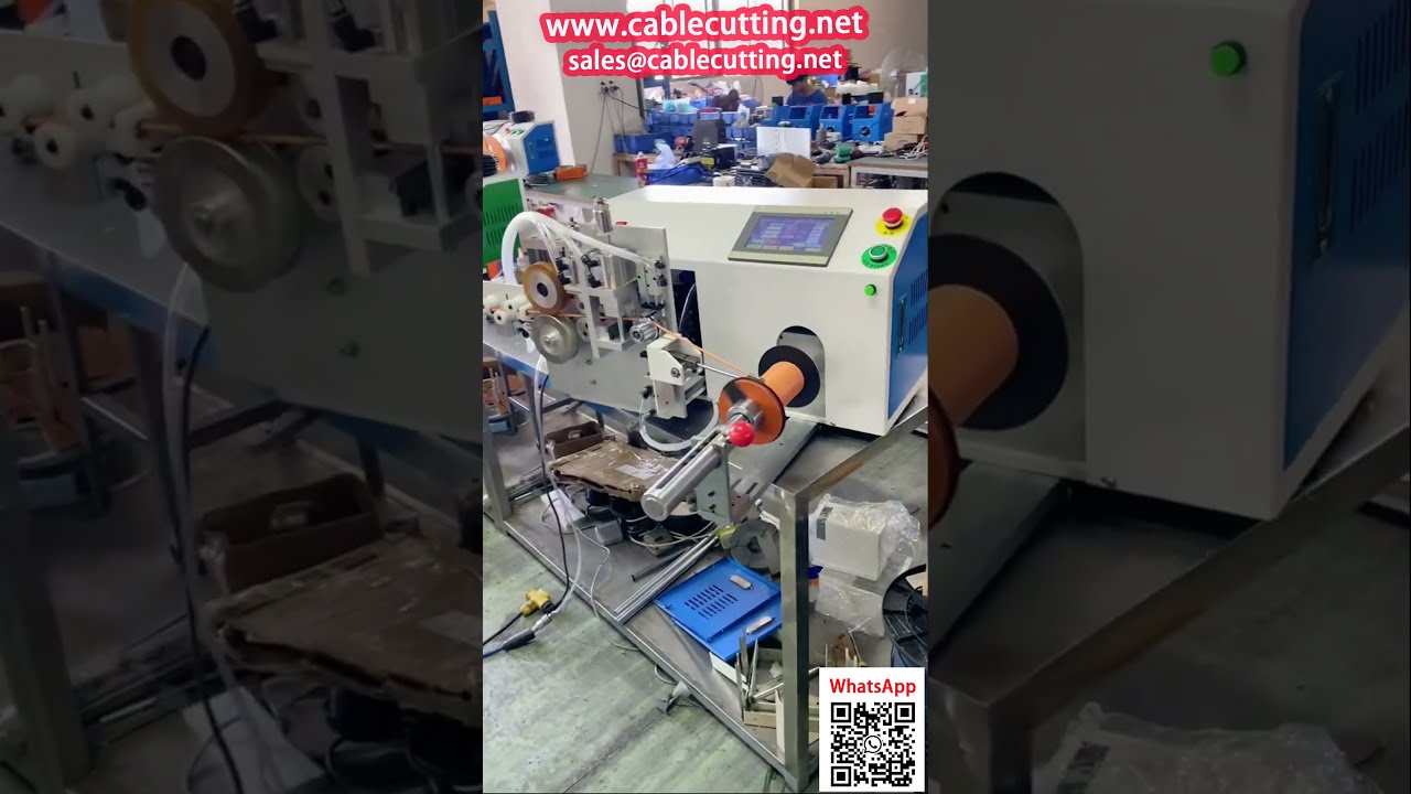 Máquina de Bobinado de Alambre de Soldadura PVC con Contador y Cabezal de Colocación