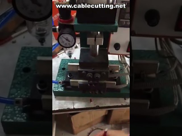 Peladora de Cables Vertical con Calefacción Eléctrica | Máquina Pelacables Industrial