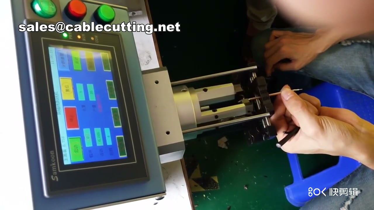 Máquina Pelacables y Cortadora de Cables Coaxiales | Pelacables Automático Industrial