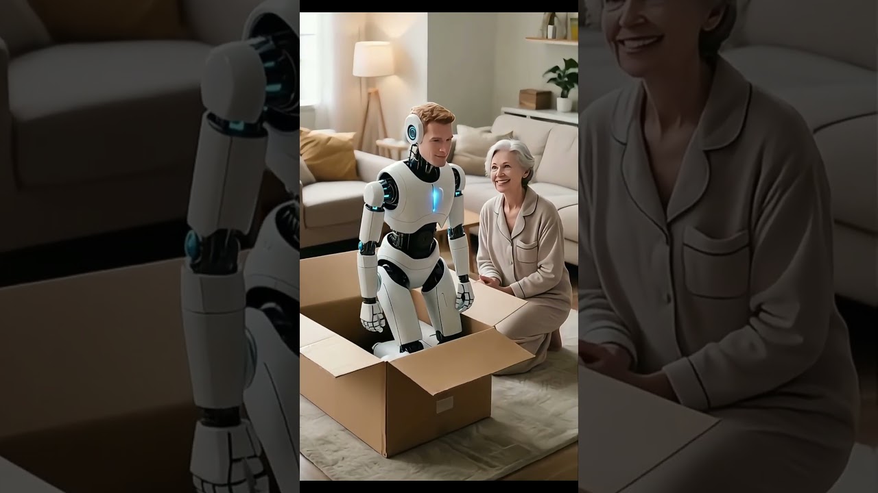 La Entrega Que Acabó Con Su Soledad ❤️ #TecnologíaDelFuturo #CuidadoDeAncianos #Soledad #Robótica