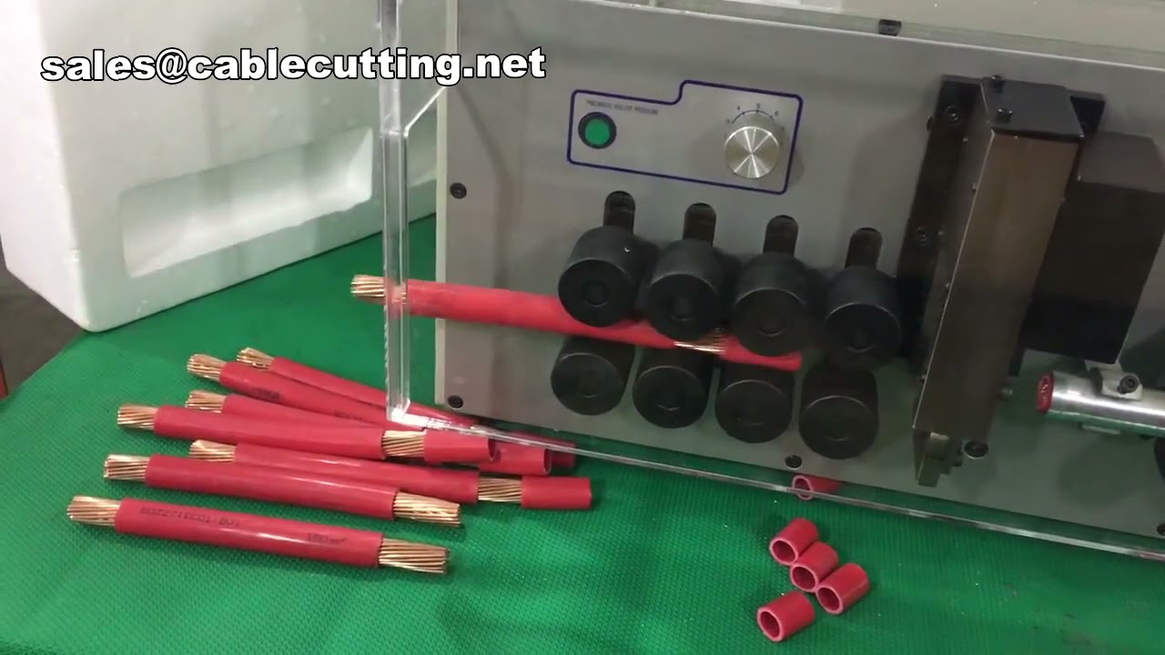 Máquina Peladora y Cortadora de Cables 16-150 mm² - Automatización Industrial Eficiente