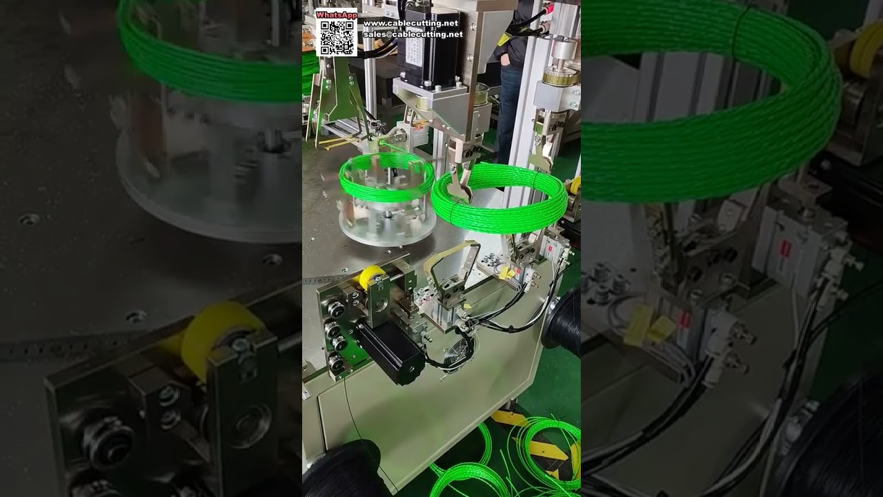 Máquina Atadora Automática para Bobinado y Empaque de Cinta de Pesca