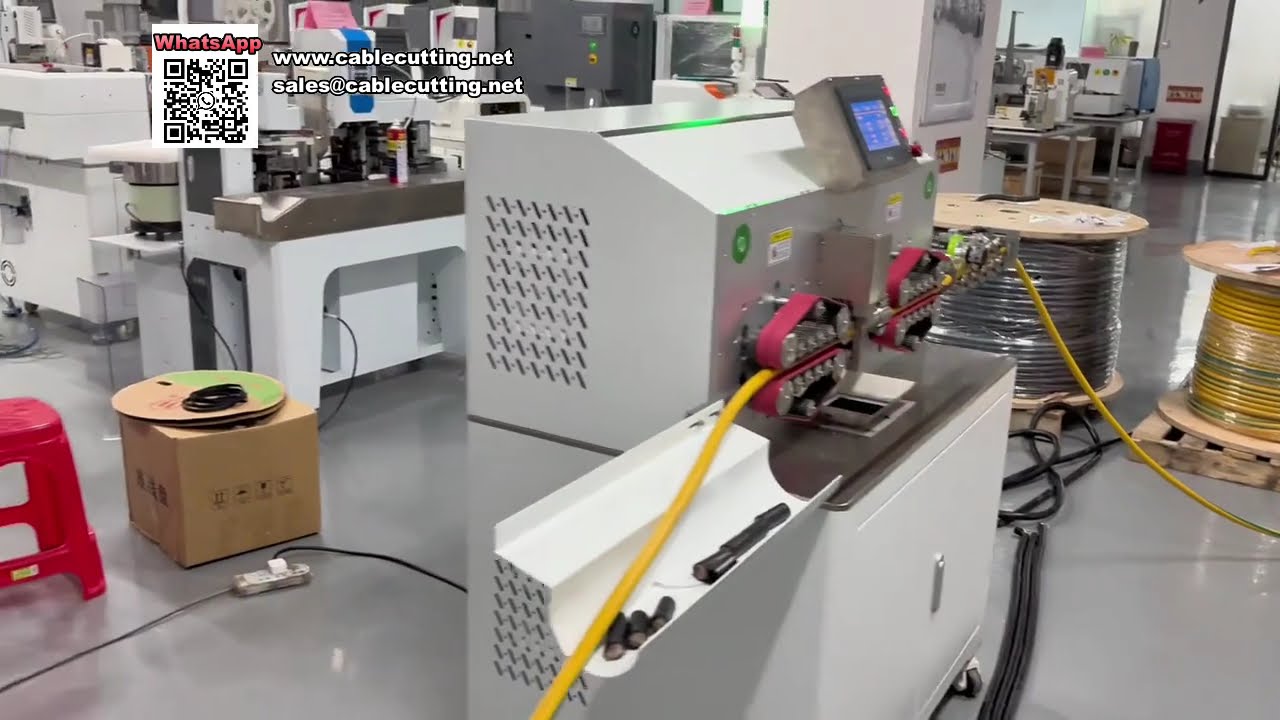 Máquina Eléctrica Computarizada de Corte y Pelado para Cables de 150 mm² - Alta Precisión Industrial