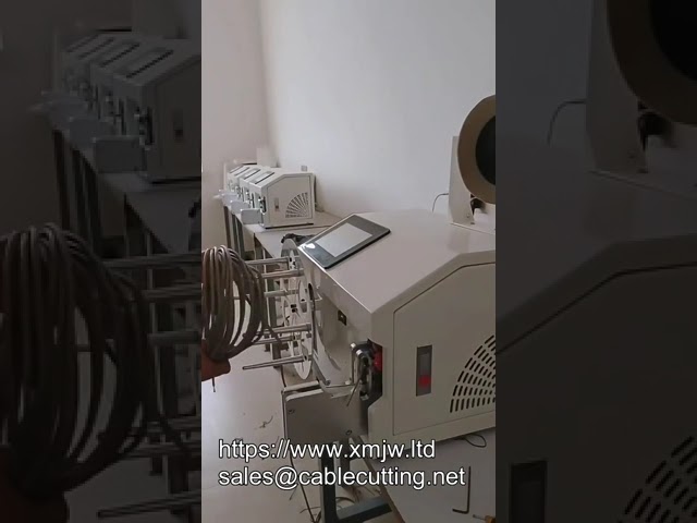 Máquina Semiautomática de Atado y Bobinado de Cables - Enrollador de Bobinas