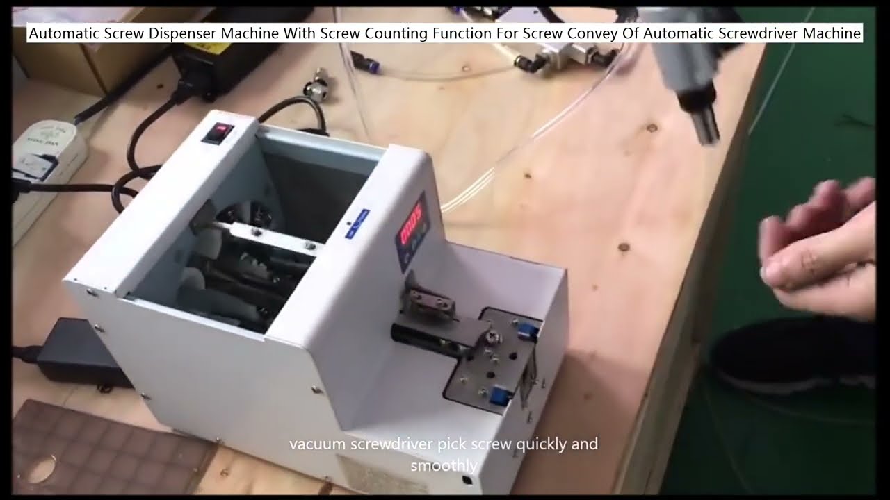 Dispensador Automático de Tornillos con Contador Preciso para Atornilladores Industriales