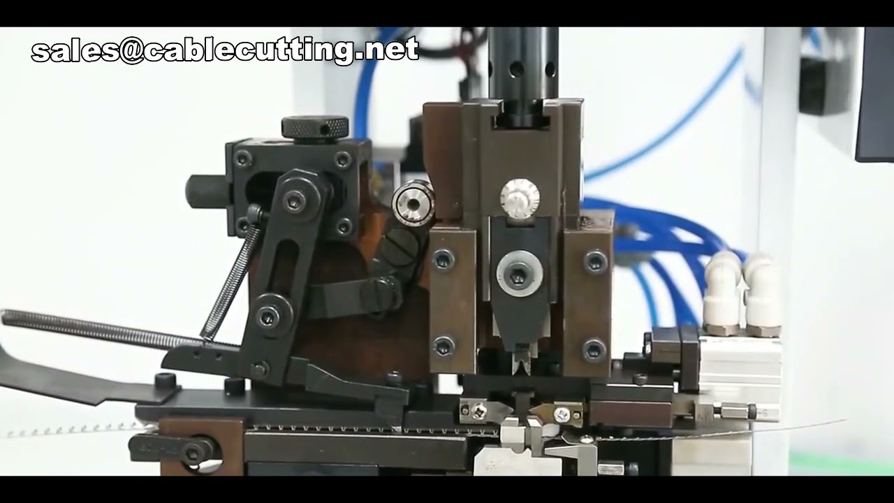 Máquina pelacables y crimpadora automática - Eficiencia en procesamiento de cables