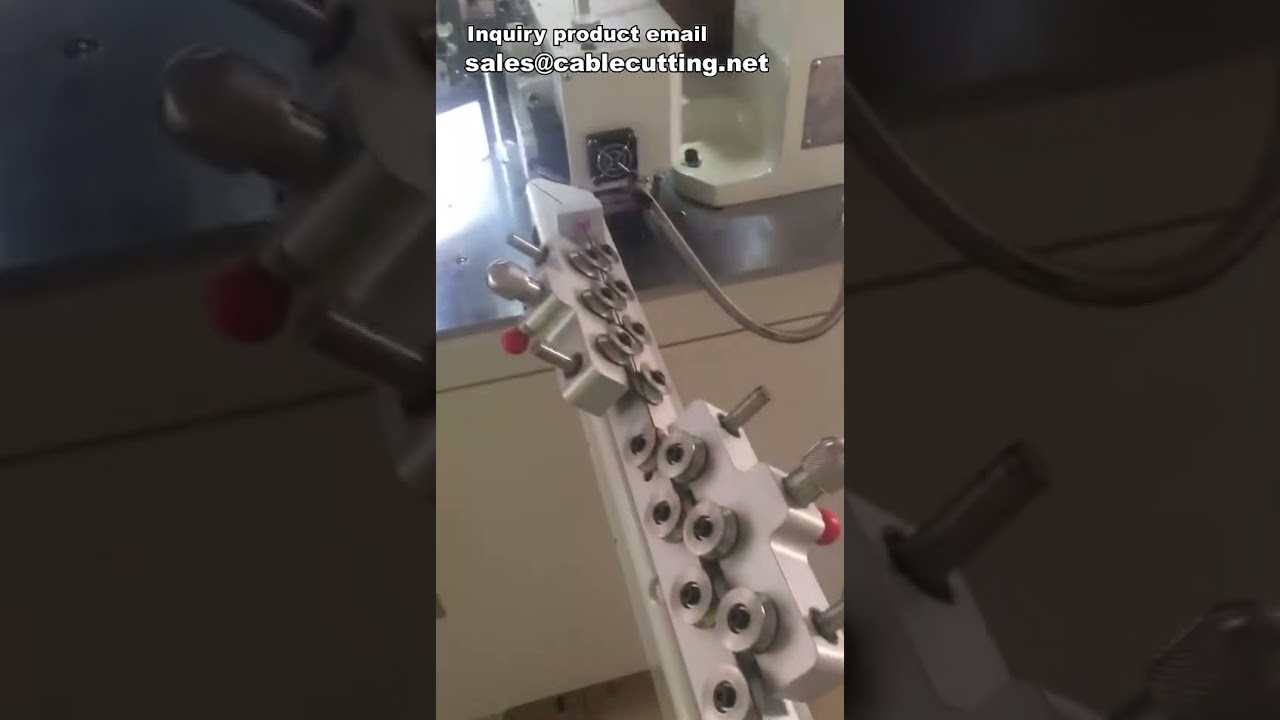 Máquina de Corte, Pelado y Crimpado Automático | Crimpadora de Terminales Eficiente