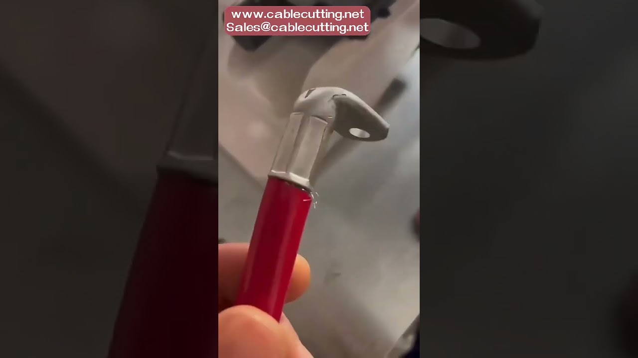 Máquina de engastado semiautomática para terminales de tubo de cobre 6T, 8T, 10T, 12T