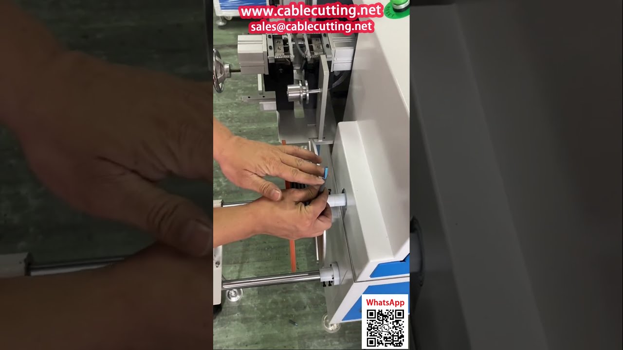 Máquina Automática Todo en Uno: Contador, Pelado Doble, Corte y Bobinado de Cable