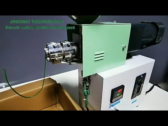 Extrusora de Plástico Mini SJ12 de Escritorio - Máquina de Extrusión de Laboratorio con Tornillo Único