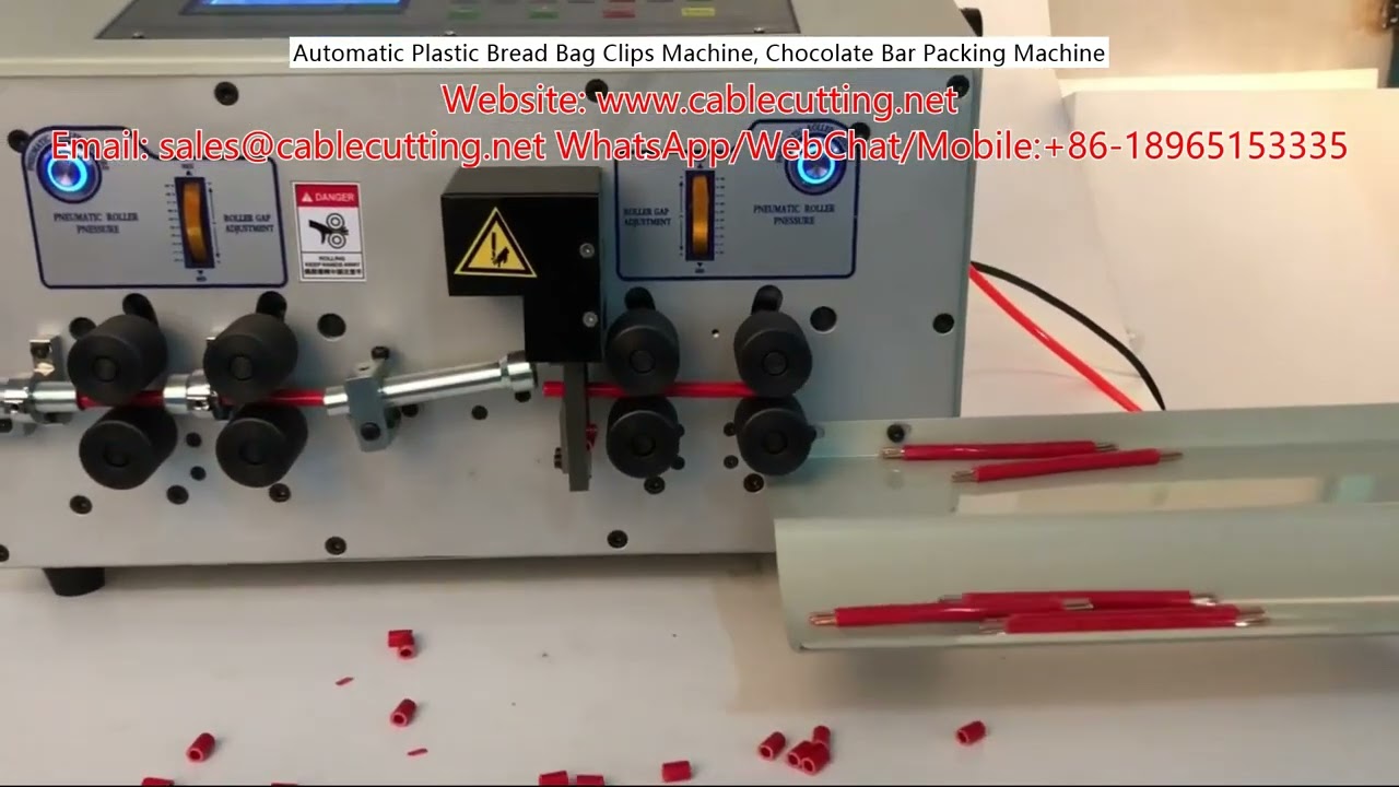 Máquina Automática de Clips para Bolsas de Pan y Empaquetadora de Barras de Chocolate