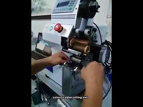 Máquina automática de encintado de uniones para arneses de motocicleta