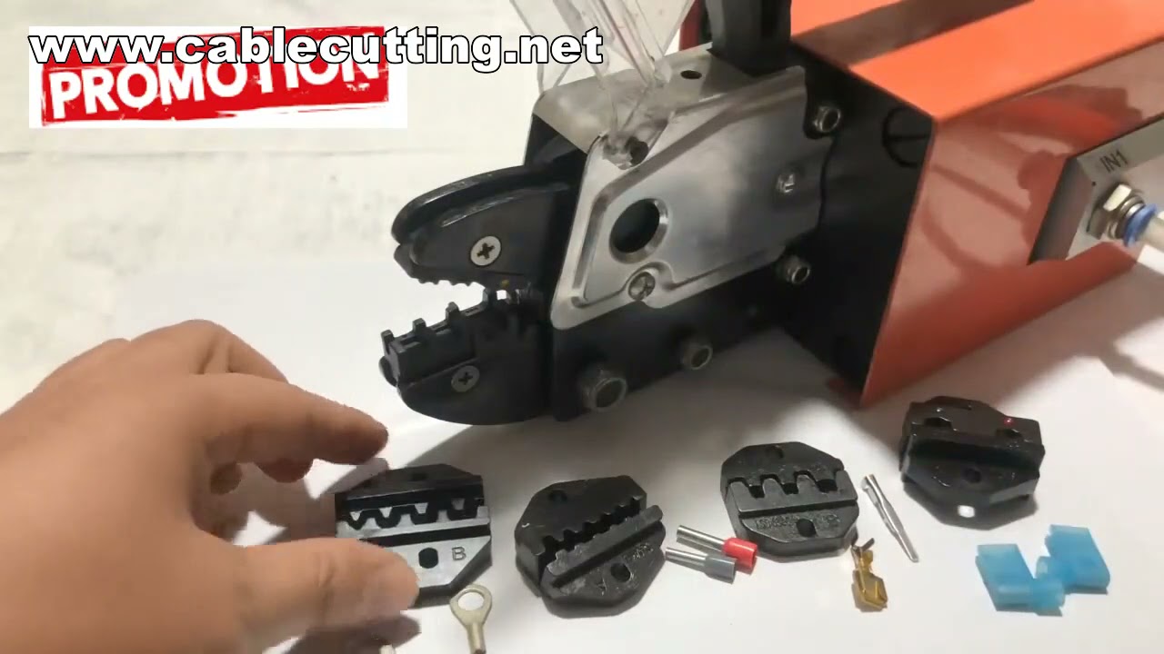 Máquina Engarzadora de Terminales Neumática Semiautomática | Crimpadora Industrial