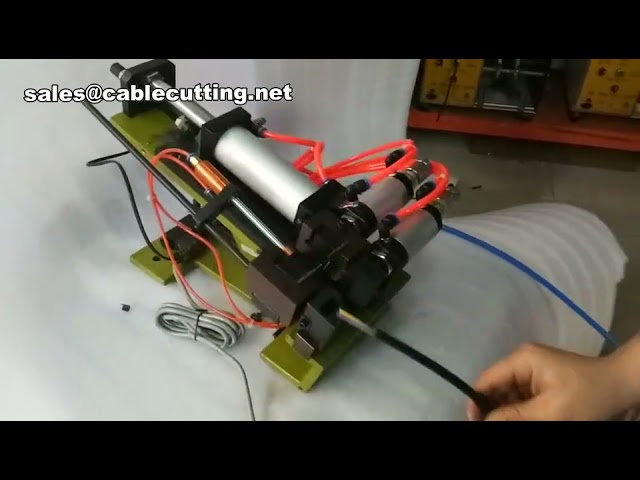 Máquina Pelacables Neumática Manual | Peladora de Cables Multiconductor Eficiente