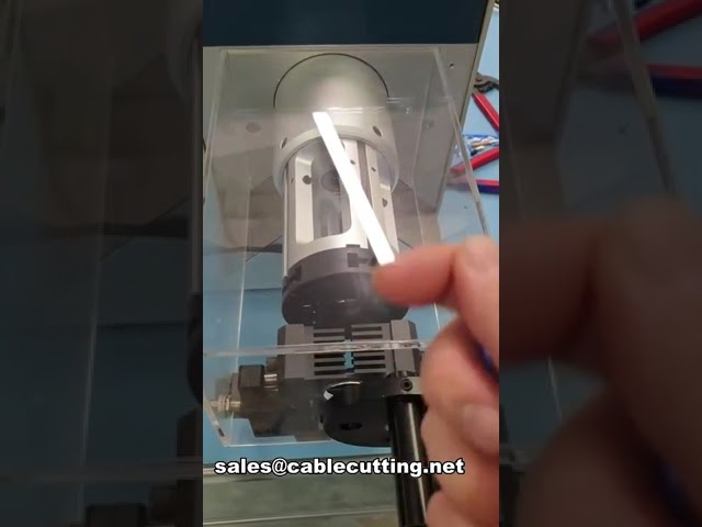 Máquina peladora de cables coaxiales WPM-6806 | Precisión y automatización