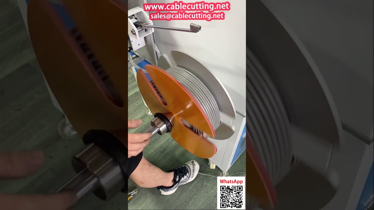Máquina Automática para Bobinado de Cable RVV con Apilado y Contador de Metraje