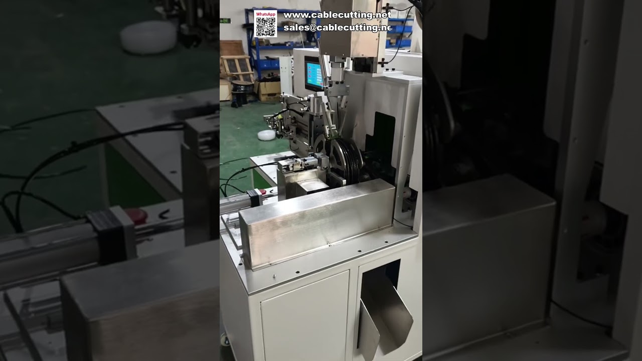 Máquina Automática de Conteo, Corte, Enrollado y Atado de Cables