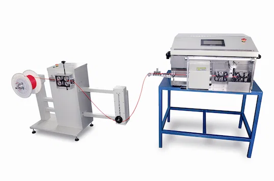 Máquina de Corte y Pelado de Cable Coaxial WPM-9600S - Peladora de Cable Coaxial