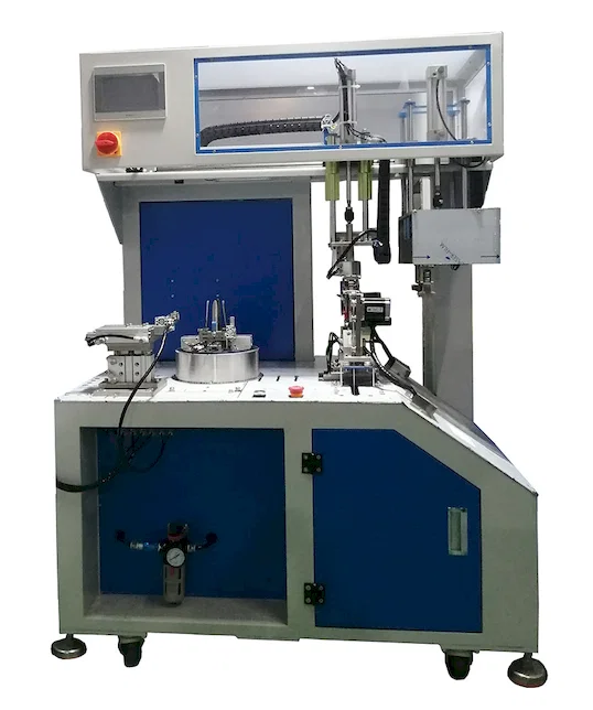 Bobinadora Pequeña Circular con Doble Atado WPM-RT-02S - Máquina de Bobinado y Atado de Cables